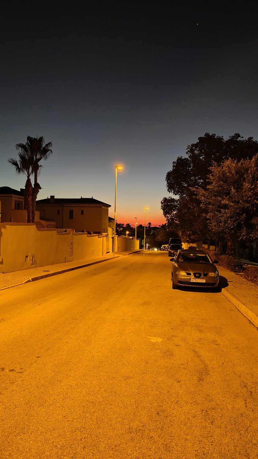 Street in neighbouring La Solana before dawn